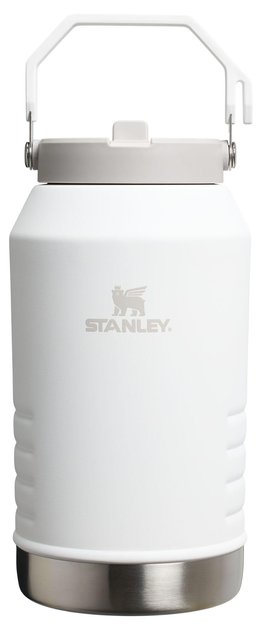 Stanley IceFlow Flip Straw Jug with Handle 40 oz| Twist On Lid and Flip Up Straw | Leak Resistant for Travel and Sports | Insulated Stainless Steel | BPA-Free | Rose Quartz