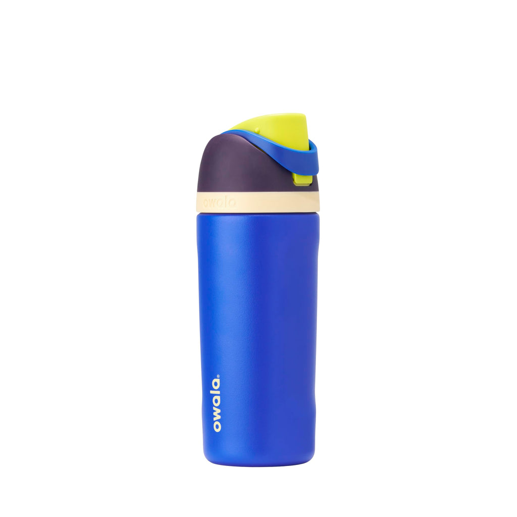 Owala FreeSip Insulated Stainless Steel Water Bottle with Straw for Sports, Travel, and School BPA-Free Sports Water Bottle, 32 oz, Boneyard (Pack of 6)